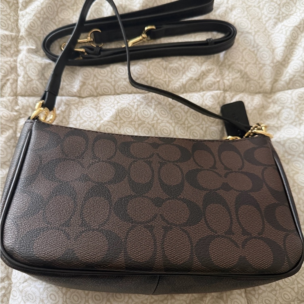 Coach Black and Brown Crossbody Bag - Picture 4 of 4